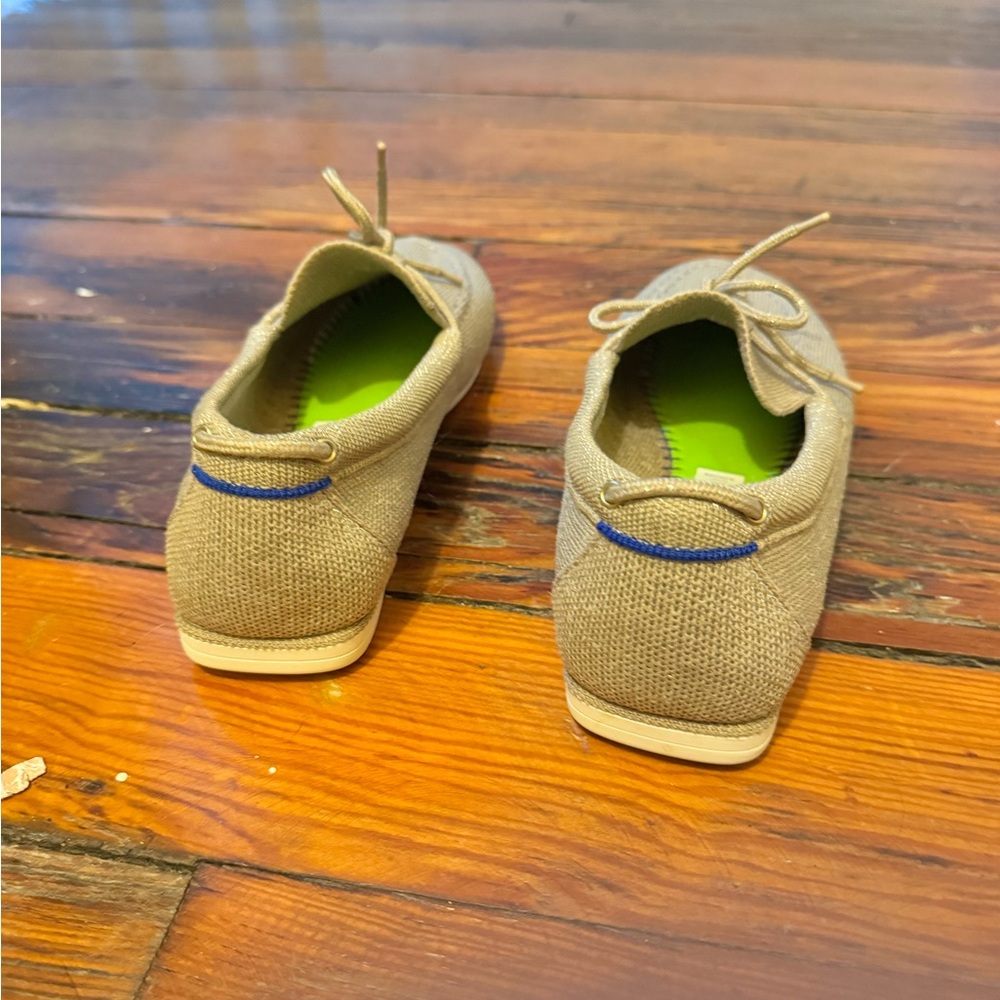 ROTHY’S | boat shoe in shimmery sand - Picture 6 of 8